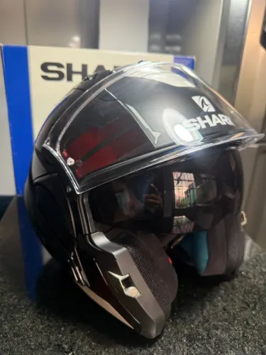 Capacete Shark Evo One V2 LITHION KUR Escamoteável