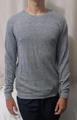 Suéter de Algodão Extrafino da Massimo Dutti