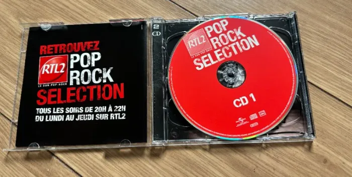 CD Duplo RTL2 Pop Rock Selection - Raridade Importada (Impecável)