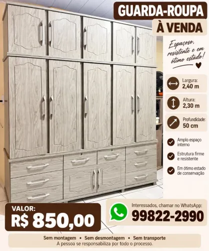 Vendo guarda roupa