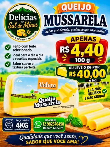 VENDO MUÇARELA AMARELA