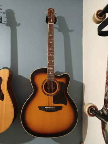 VIOLÃO FOLK ELÉTRICO STRINBERG NOVO