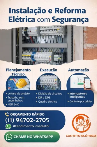 Instalação elétrica/ Reforma 