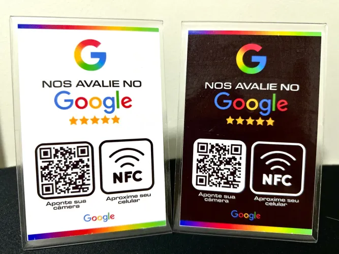 PLAQUINHAS NFC | AVALIAÇÃO | PIX | SITE