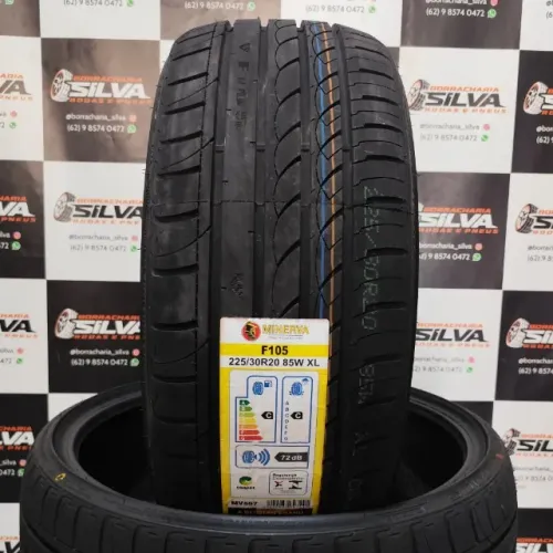 Pneu aro 20 medida 225/30r20 Minerva, 6x sem juros