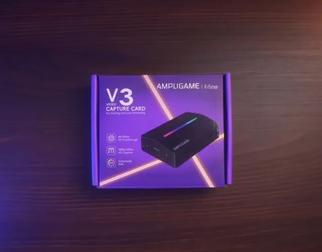 Placa de captura Fifine V3 pro 4k 30fps novo lacrado 