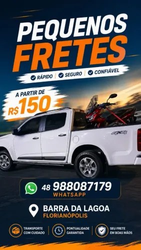Frete mudança transporte carreto