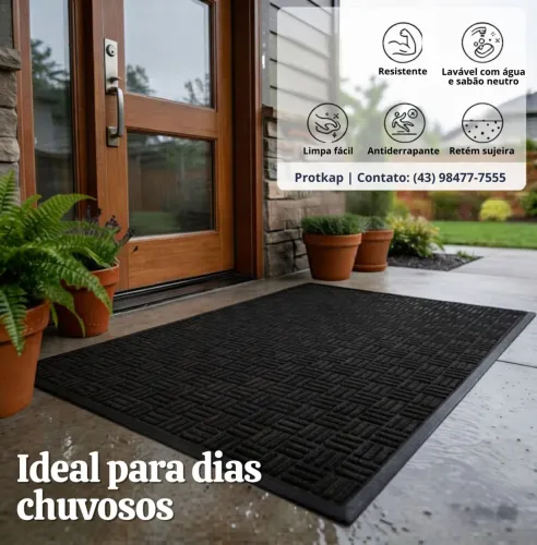 TAPETE WATERKAP IDEAL PARA SEU COMÉRCIO/CONDOMÍNIO/RESIDÊNCIA 