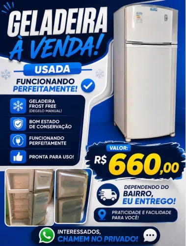 Vendo a geladeira