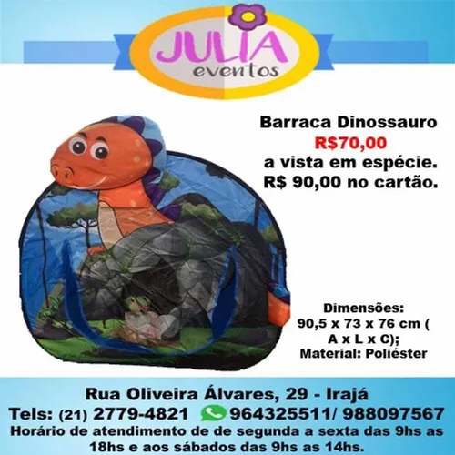 Barraca (toca) dinossauro