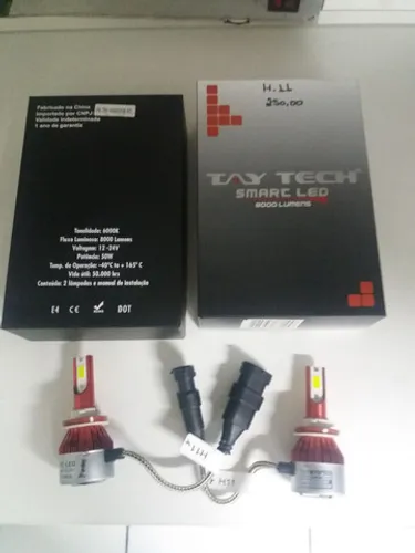 Lâmpada ultra led tay tech h11