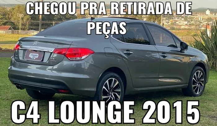 Sucata C4 lounge 2015 para retirada de peças 