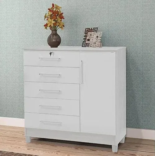 Cômoda Vitória 5 Gavetas 1 Porta!! Pr8761m