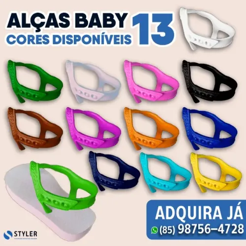 Alças Baby Para Chinelos
