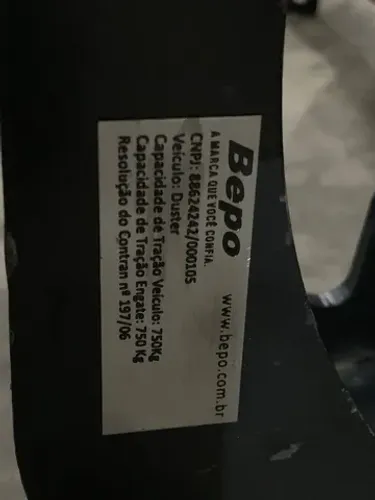 Engate Reboque Original Bepo Renault Duster