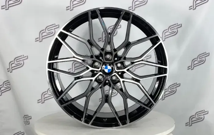 Rodas Bmw M4 Preto Diamanatado 5x112 - 20x8,5 e 20x9,5