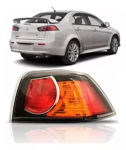 Lanterna Canto Lancer 2011 2012 2013 a 17 2018 2019 Direito