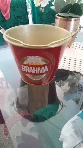 Balde De Gelo Redondo Em Alumínio Brahma