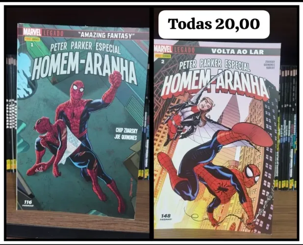 Revistas Marvel homem Aranha e Venom - Panini