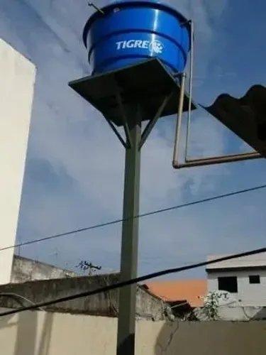 Base caixa d'água Pilar Metálica R$1100