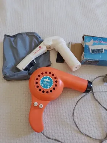 Secador de cabelo antigo com massageador antigo 