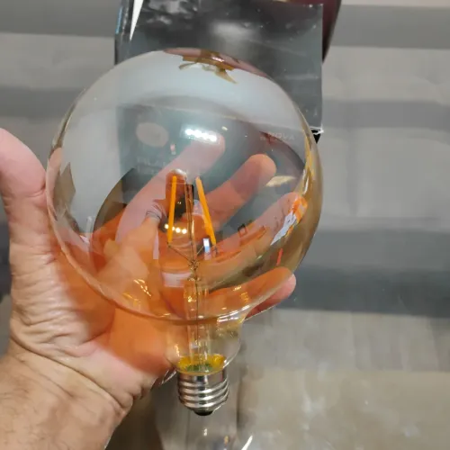 lâmpada de filamento ctb 4w branco quente grande