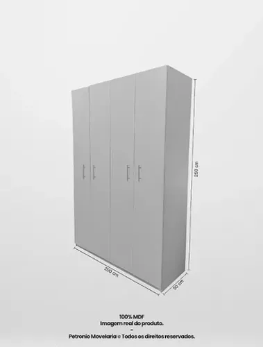 armario de quarto 4 portas