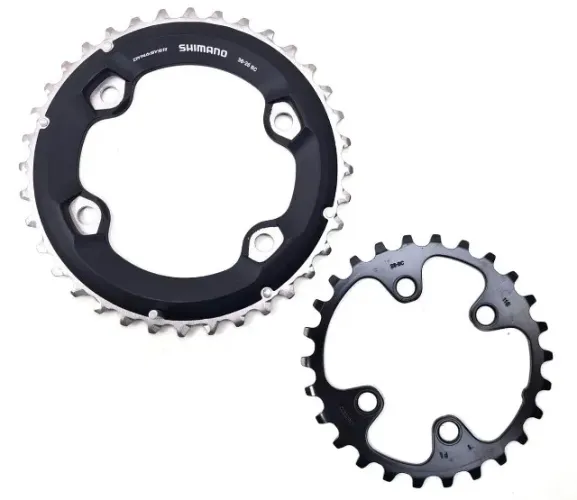Coroas Dupla Shimano SLX M7000 36 26 dentes 9660