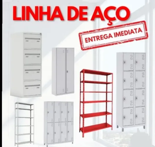 estante armario guarda volume temos novo confira