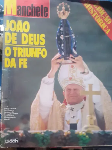 Revista Manchete Visita do Papa ao Brasil 