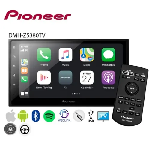 Dvd 2 Din 6,8" 4x23w Rms Com Usb Bluetooth Touch Screen Spotify Tv