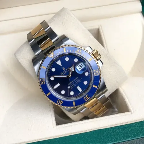 Rolex Submariner Azul Gold Eta 3035 Automático Premium