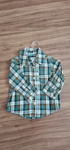 Blusa quadriculada carter's 9 meses