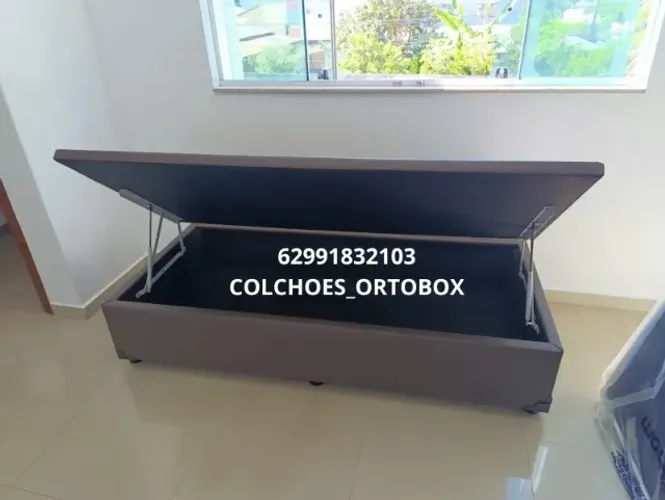 Cama Box Baú Solteiro com um ano de garantia