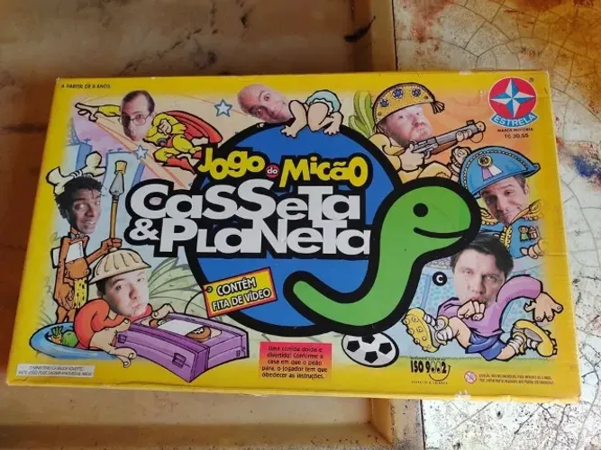 Jogo Do Micão - Casseta E Planeta Brinquedo da Estrela Com o VHS