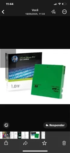 Fita HP LTO-4 Ultrium RW 1.6TB