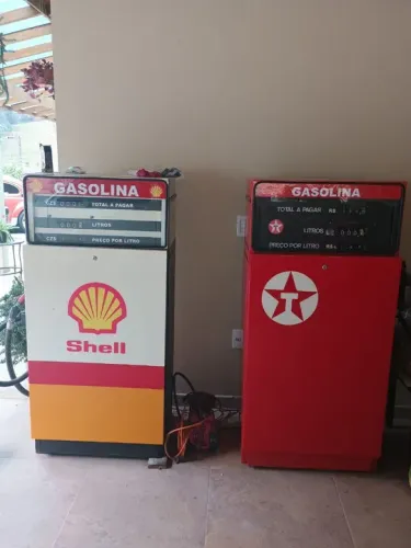 Bombas de Gasolina Antiga - Shell e Texaco