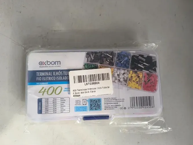 400 Terminais Eletricos Ilhs Tubular 0.5mm ate 6mm