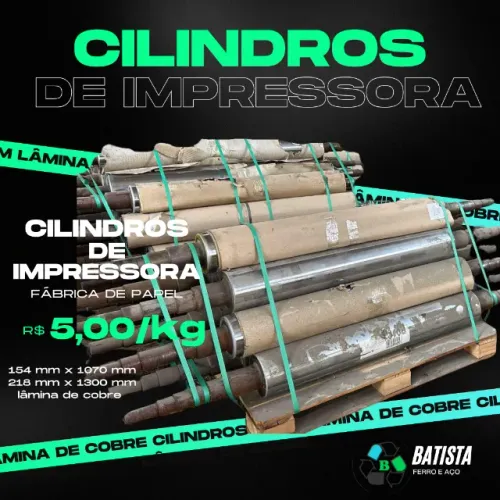 Cilindros de impressora industrial