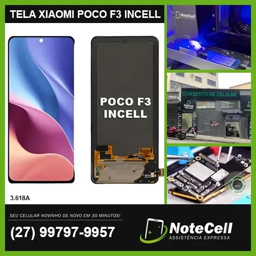 Tela Display Para Xiaomi Poco F3 Incell 3.618a - Instalação Expressa Em 30 Minutos!!!