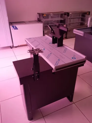 CHECK OUT CAIXA PRETO PEQUENO PARA MERCADINHO * 