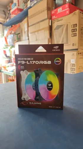 FAN F9-L170 BRANCA ARGB C3TECH FRETE GRATIS