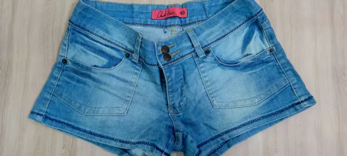 Shorts jeans feminino