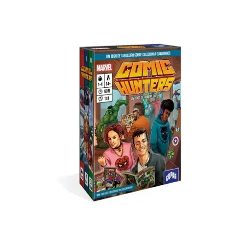 Jogo de Tabuleiro Marvel Comic Hunters
