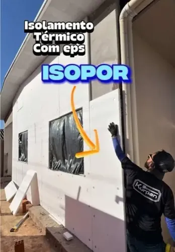 ISOPOR TERMICO ANTICHAMA PARA REBOCO E REVESTIMENTOS DE PAREDES