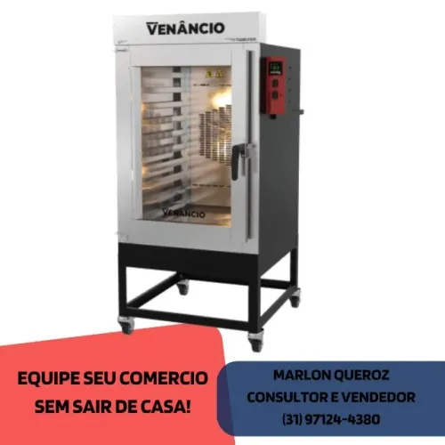 Forno Turbo Elétrico 10 Esteiras Venâncio Novo
