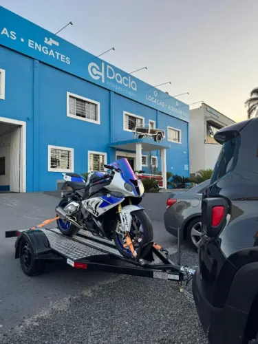 Reboque de 1 moto carretinha