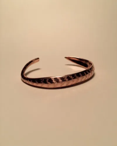 Pulseira de cobre puro Espada de São Jorge 