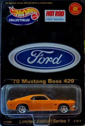 Hot wheels RARISSIMO Mustang Boss 429 Edição Magazine Street Machines 