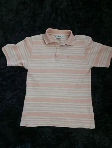 Camisa Polo Gucci (Rosa e Branco)